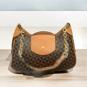 Le Miel-Brown/tan crossbody satchel-